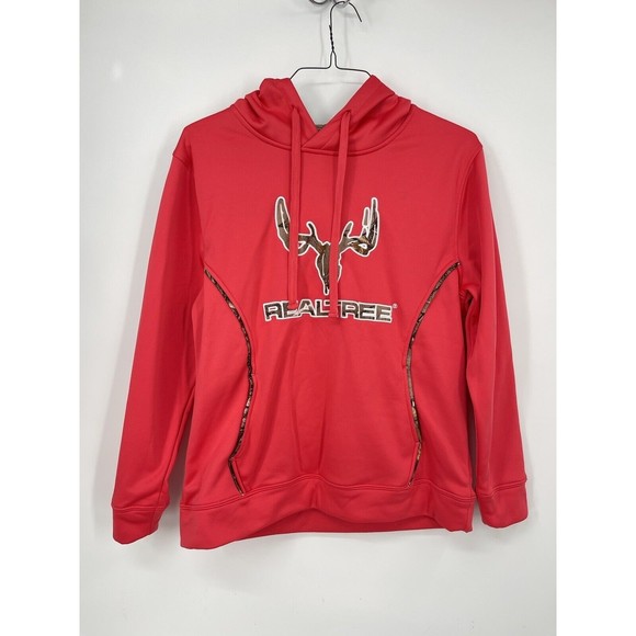 COTTONWOOD CANYON Realtree   Size M    SOFT Bright Pink PULLOVER HOODIE JACKET‎ - Picture 1 of 7